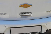 Chevrolet Cruze 2009–2015 Chrome Trunk Handle Cover (for HB version, Stainless Steel) OmsaLine - Italian Stainless Steel photo 1