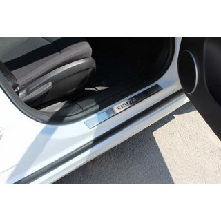 Door Sill Protectors (4 pcs, OmsaLine) Chevrolet Cruze 2009–2015 photo 2