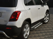 Chevrolet Trailblazer 2012-2019 Side Steps Allmond Grey (2 pcs, Aluminum) photo 3