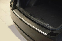 Chevrolet Cruze 2009–2015 Rear bumper protector with lip Nataniko (stainless steel) photo 1