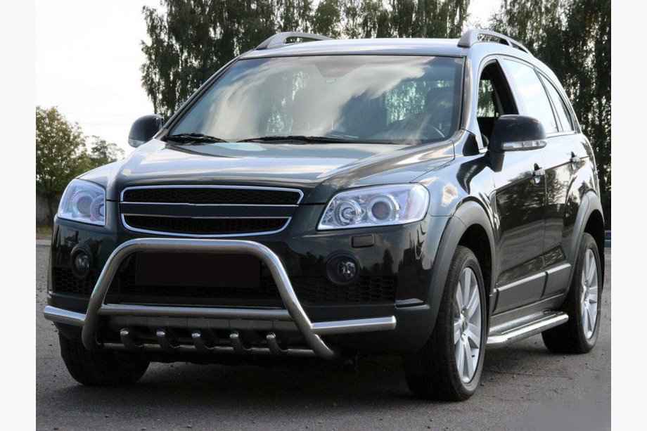 Chevrolet Captiva 2006-2019 Front Bar WT003-Plus (Stainless Steel) Image