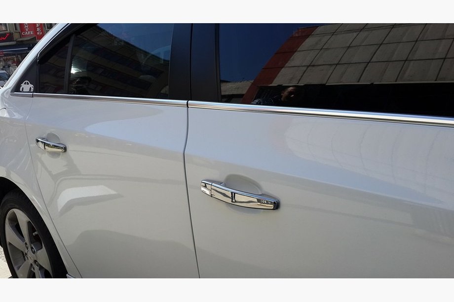 Chevrolet Cruze 2009–2015 Stainless Steel Window Trim Sedan, OmsaLine - Italian Stainless Steel Photo 3