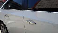 Chevrolet Cruze 2009–2015 Stainless Steel Window Trim HB, Carmos - Turkish Steel photo 3