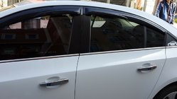 Chevrolet Cruze 2009–2015 Stainless Steel Window Trim HB, Carmos - Turkish Steel photo 4