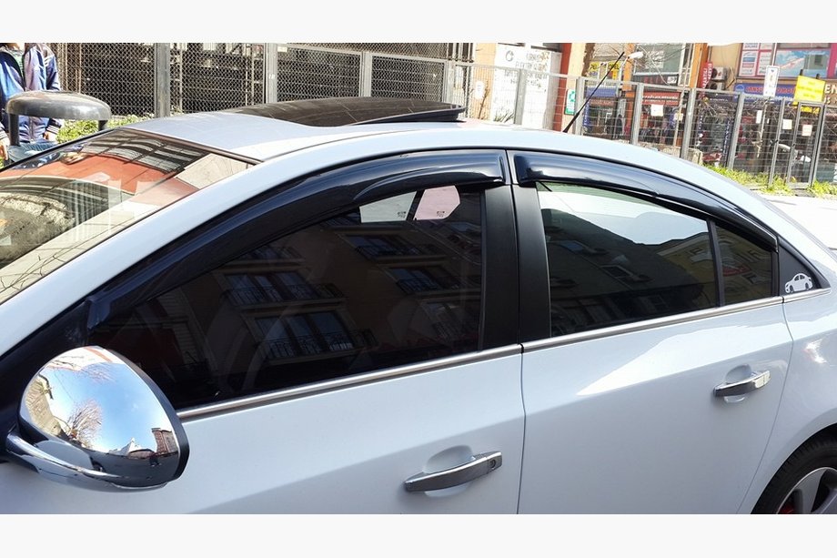 Chevrolet Cruze 2009–2015 Stainless Steel Window Trim Sedan, OmsaLine - Italian Stainless Steel Photo 2