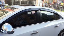 Chevrolet Cruze 2009–2015 Stainless Steel Window Trim HB, Carmos - Turkish Steel photo 2
