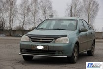 Chevrolet Lacetti 2003-2024 Front Bar ST008 (42mm, Stainless Steel) photo 2
