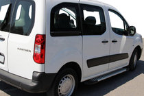 Citroen Berlingo 2008-2018 Side Steps Line (2 pcs, Aluminum) photo 3