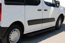 Citroen Berlingo 2008-2018 Side Steps Allmond Black (2 pcs, Aluminum) photo 3
