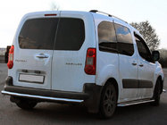 Peugeot Partner Tepee 2008-2018 Rear Guard AK002 (Stainless Steel) 60 mm photo 1