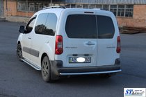 Peugeot Partner Tepee 2008-2018 Rear Guard AK002 (Stainless Steel) 60 mm photo 3