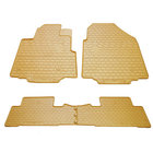 Honda Pilot 2008-2015 Beige Rubber Floor Mats (4 pcs, Stingray Premium) photo 1