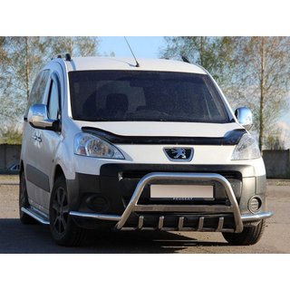 Bull Bar WT003-Plus (Stainless Steel) Peugeot Partner Tepee 2008-2018 photo 1