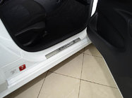 Citroen C-Elysee 2013-2022 Door Sill Covers Nataniko (4 pcs, Stainless Steel) Premium - 3M Tape, 0.8 mm photo 1