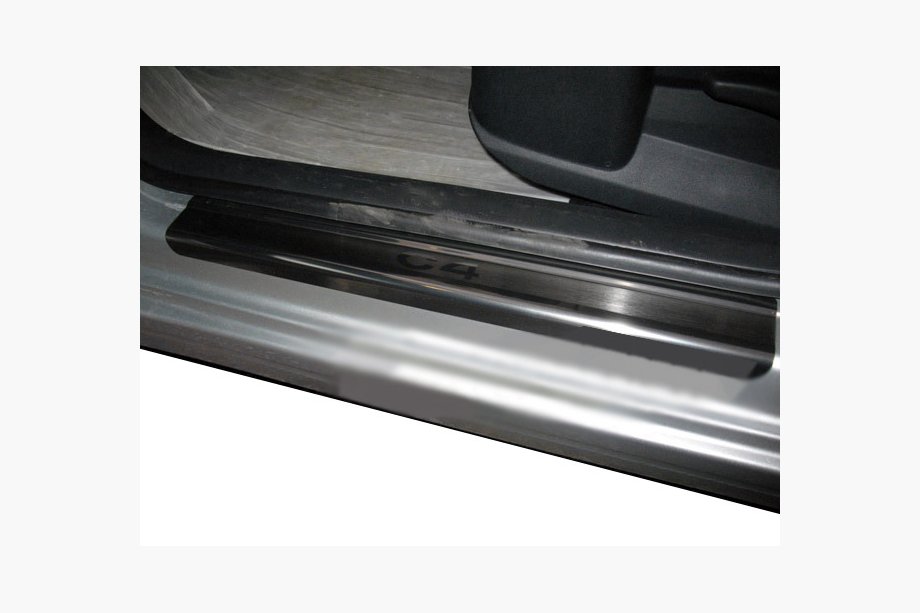 Citroen C-4 Picasso 2006-2013 Door Sill Protectors Natanko Premium (4 pcs, Stainless Steel) Image
