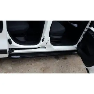 Side Steps Rainbow Black (2 pcs, Aluminum Profile) Fiat Fiorino/Qubo 2008-2024 photo 4