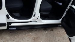 Fiat Fiorino/Qubo 2008-2024 Side Steps Rainbow Black (2 pcs, Aluminum Profile) photo 4