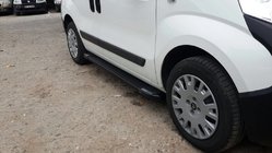 Fiat Fiorino/Qubo 2008-2024 Side Steps Rainbow Black (2 pcs, Aluminum Profile) photo 5
