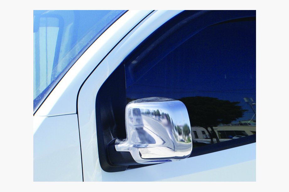 Peugeot Bipper 2008-2017 Full mirror covers (2 pcs, stainless steel) Photo 7