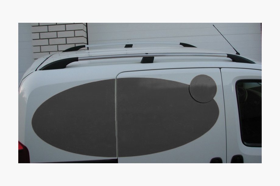 Fiat Fiorino/Qubo 2008-2024 Roof Rails, Chrome Color Image