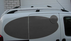 Fiat Fiorino/Qubo 2008-2024 Roof Rails, Chrome Color photo 1