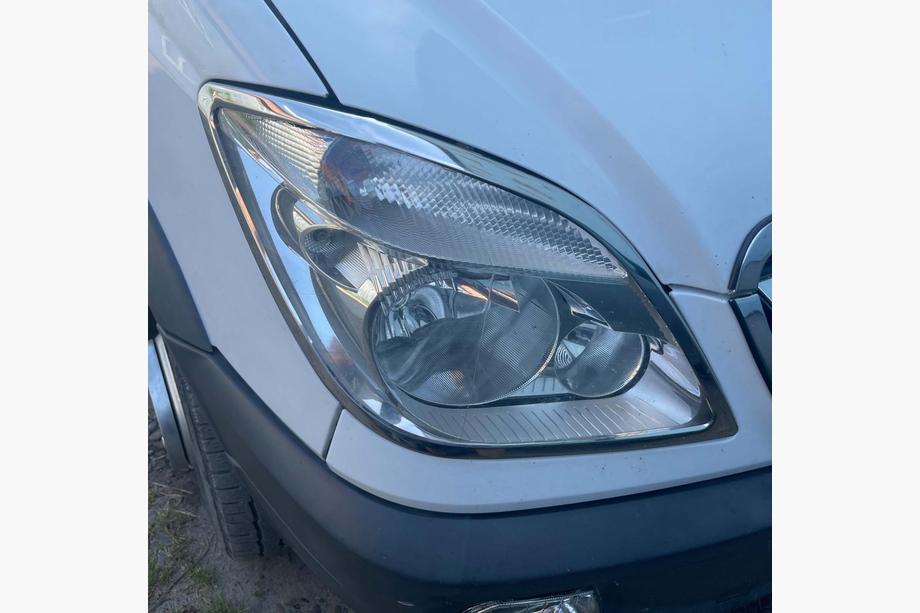 Mercedes Sprinter W906 2006–2018 Headlight trims (2006-2013, 2 pcs, stainless steel) Image