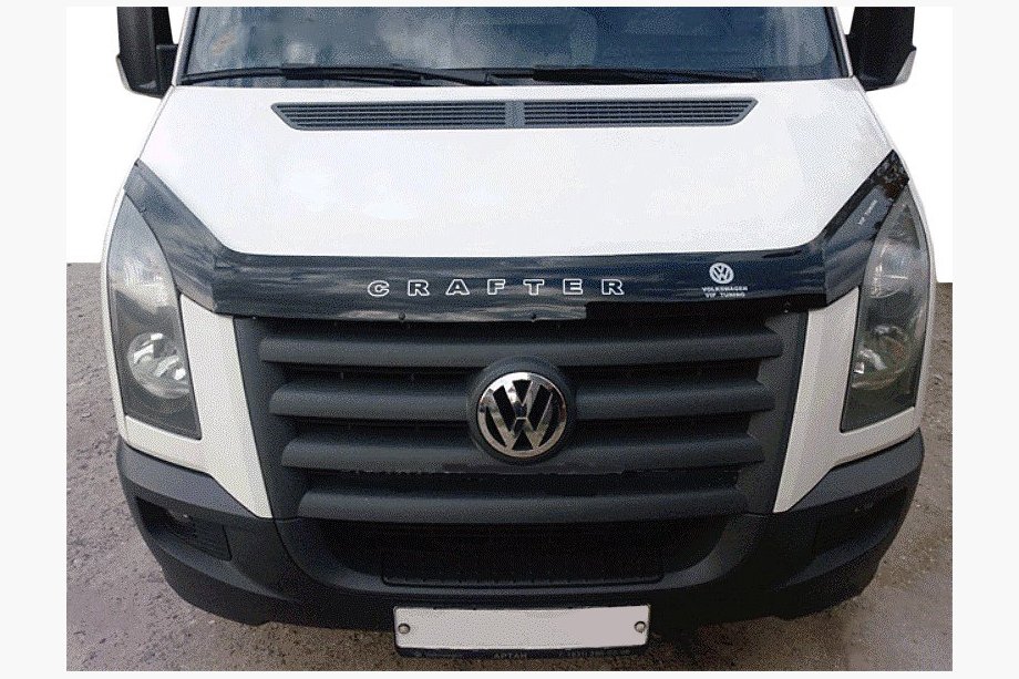Volkswagen Crafter 2006-2016 Hood Deflector 2006↗, 2011↗ (VIP) Image