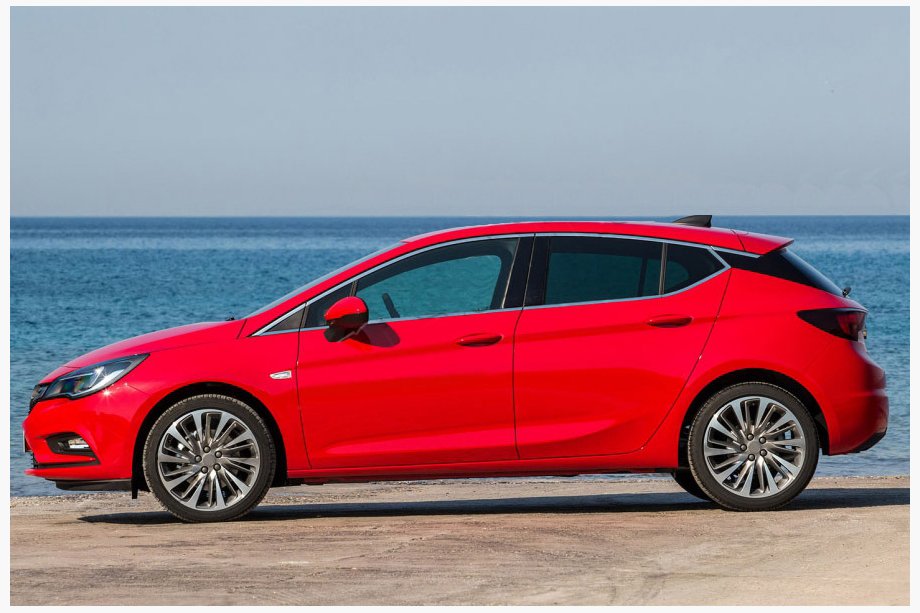 Opel Astra K 2016-2021 Stainless Steel Window Trim Image