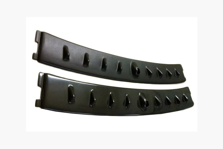 Mitsubishi Lancer 9 2004-2008 Rear Visor Spoiler Spikes (FLY, ABS Plastic) Image
