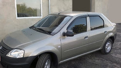 Renault Logan I 2008-2013 Window Deflectors (4 pcs, ANV) photo 1