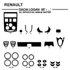 Renault Logan I 2005-2008 Interior Trim Covers (Hartman, Germany) photo 1