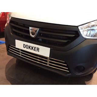 Front Bumper Grille Stainless Steel Dacia Dokker 2013-2022 photo 4
