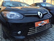Renault Fluence 2009-2016 One-piece bumper grille (2013-2016, stainless steel) photo 2