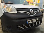 Renault Kangoo 2008–2020 One-piece stainless steel bumper grille photo 2