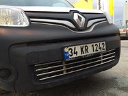 Renault Kangoo 2008–2020 One-piece stainless steel bumper grille photo 3