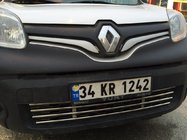 Renault Kangoo 2008–2020 One-piece stainless steel bumper grille photo 4