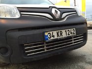 Renault Kangoo 2008–2020 One-piece stainless steel bumper grille photo 6