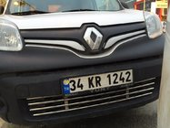 Renault Kangoo 2008–2020 One-piece stainless steel bumper grille photo 7