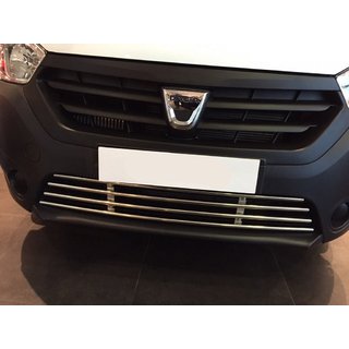 Front Bumper Grille Stainless Steel Dacia Dokker 2013-2022 photo 1