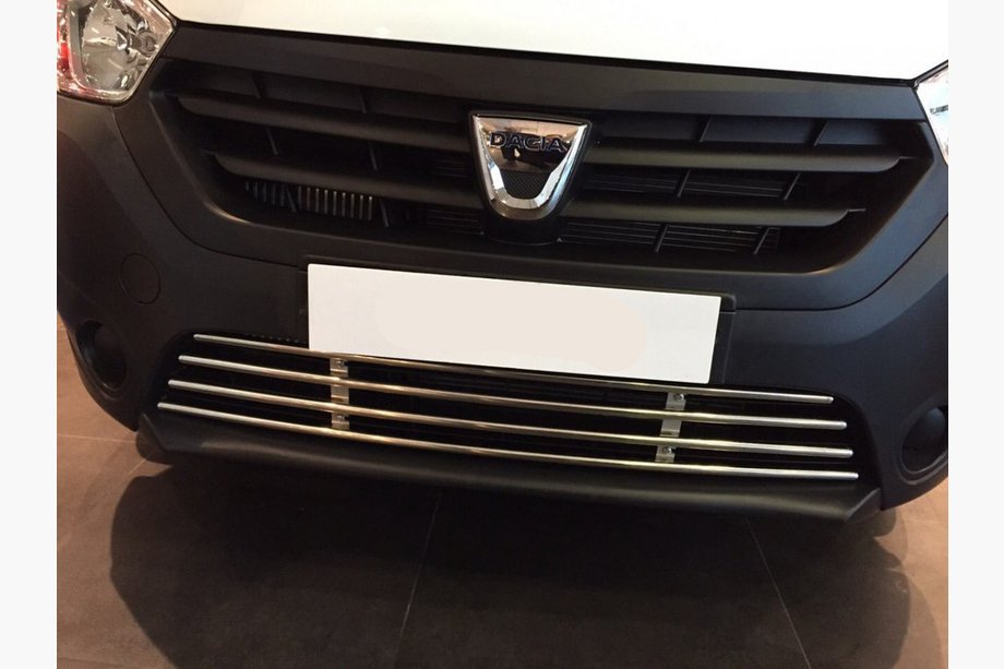 Renault Dokker 2013-2022 Front Bumper Grille Stainless Steel Image