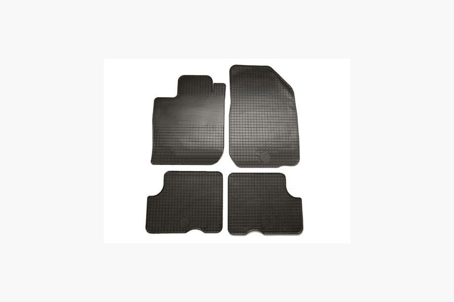 Renault Duster 2008–2017 Original Rubber Floor Mats (4 pcs, Doma) Image