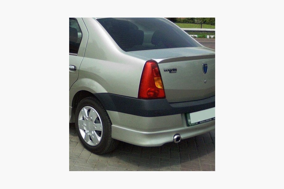 Renault Logan I 2005-2008 Rear bumper (cover, primed) Image
