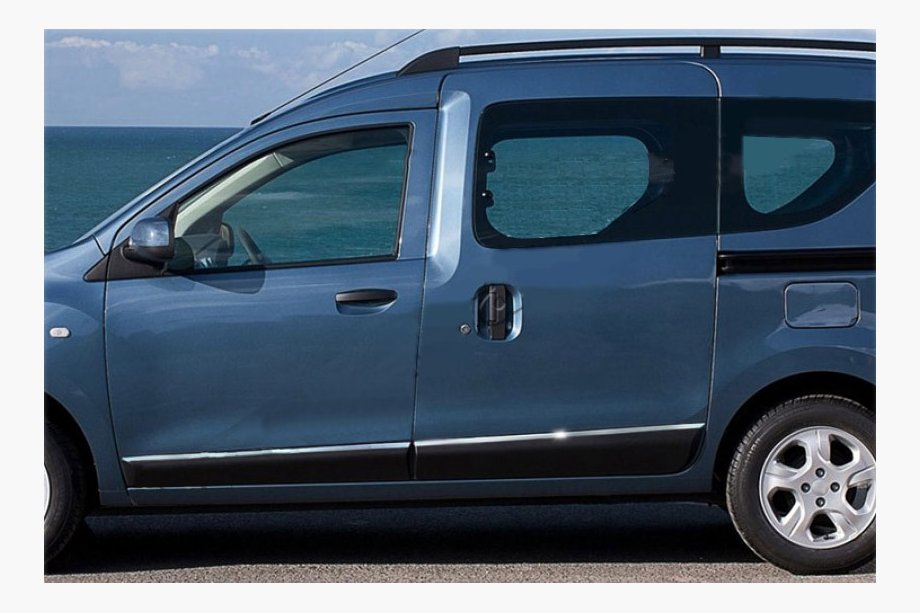 Dacia Dokker 2013-2022 Door Mouldings Stainless Steel (4 pcs) Image
