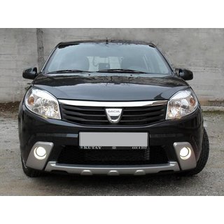 Front bumper covers (3 pcs, primed) Dacia Sandero 2007-2013 photo 1