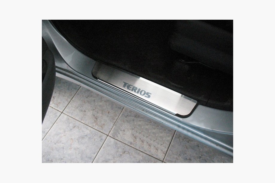 Daihatsu Terios 2006-2017 Natanika Premium Stainless Steel Door Sill Protectors (4 pcs) Image