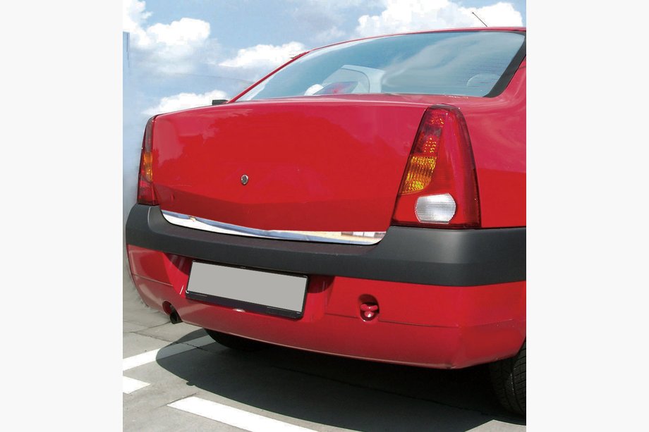Dacia Logan I 2008-2012 Trunk sill protector stainless steel Image
