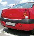 Dacia Logan I 2008-2012 Trunk sill protector stainless steel photo 1