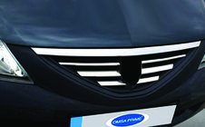 Dacia Logan MCV 2004-2014 Stainless Steel Front Grille Covers photo 1