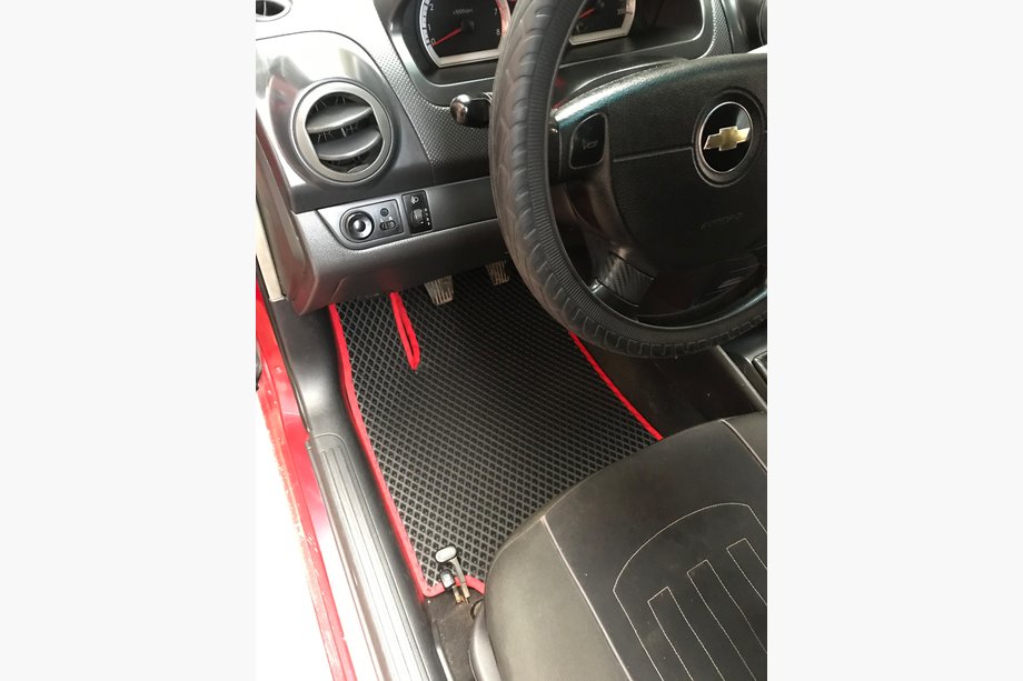Chevrolet Aveo T250 2005-2011 EVA Floor Mats (black) Image