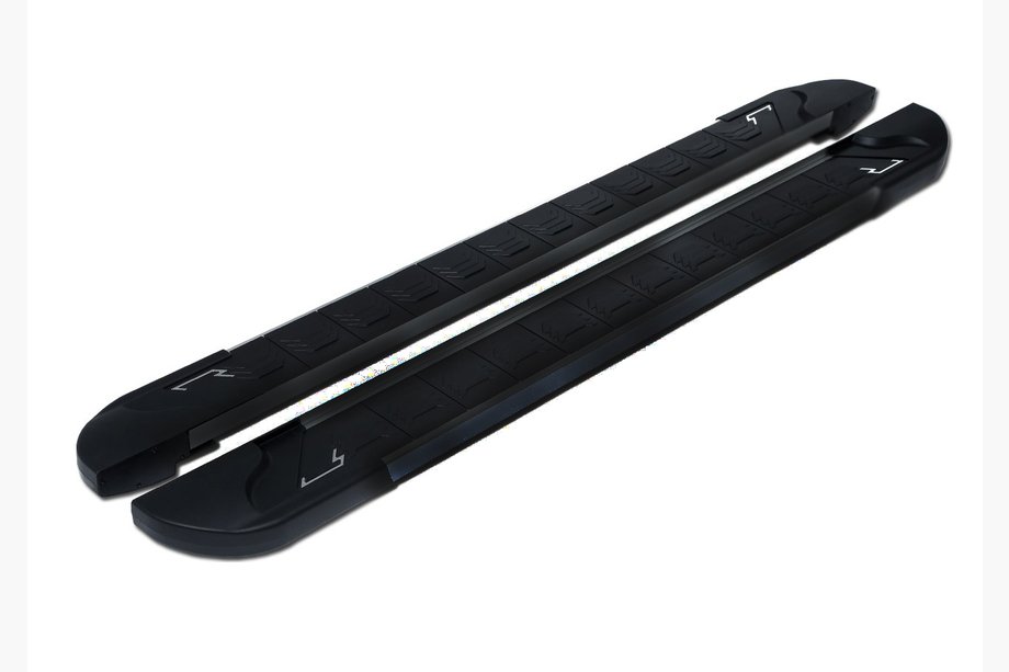 Volkswagen T5 Multivan 2003–2010 Side Steps RedLine Black (2 pcs, Aluminum) Image